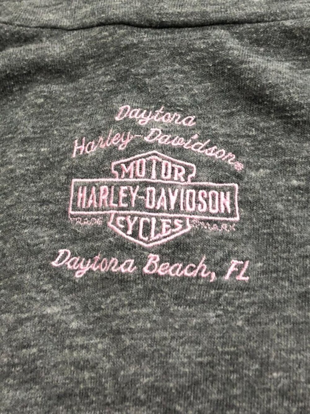 Harley-Davidson Womens Medium Gray Long Sleeve Turtle Neck Shirt - Picture 3 of 7